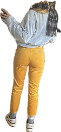 yellow pants